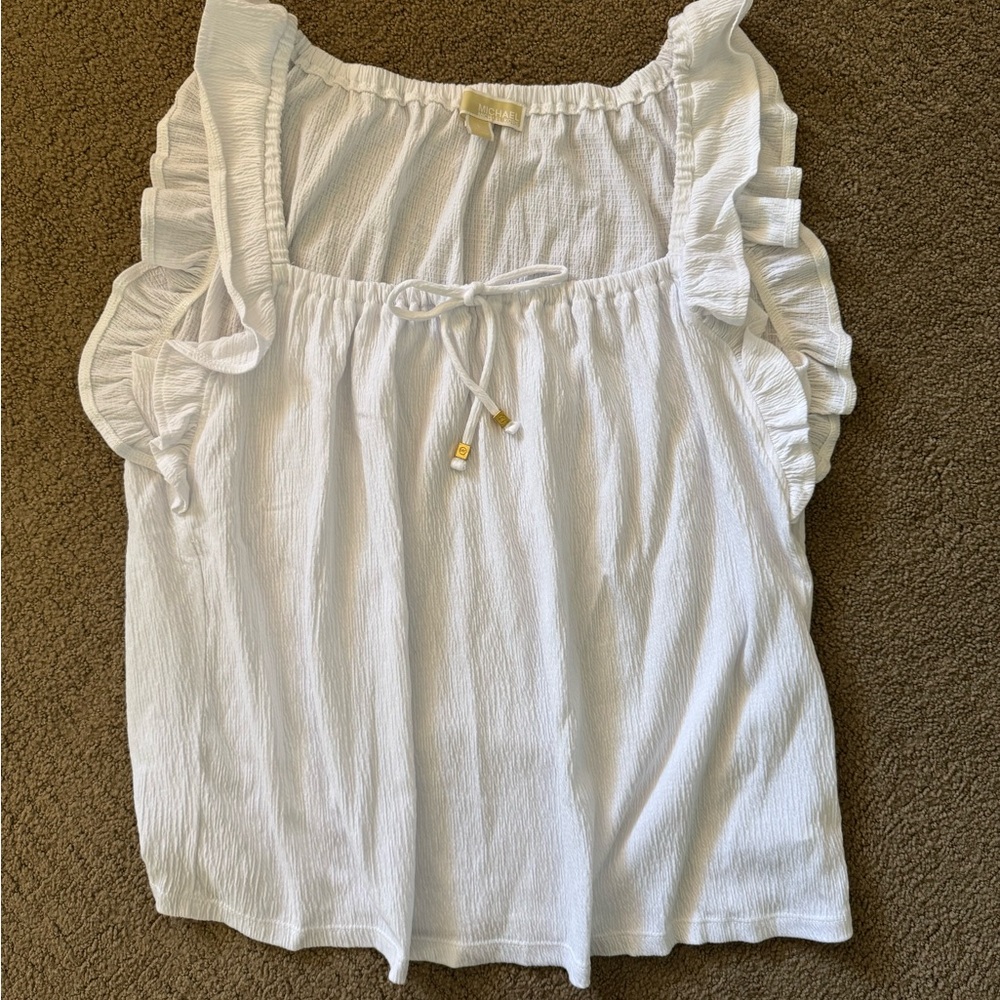 Michael Kors White tank Size Large